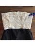 Sandro 100% Cotton 100% Polyester 15% Viscose Black White Cocktail Dress Size 8 - photo 5