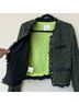 Pinko Stripes Black Green Blazer Size 4 - photo 5