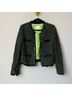 Pinko Stripes Black Green Blazer Size 4 - photo 4