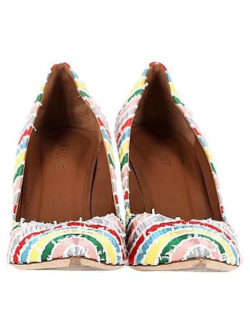 Malone Souliers Malone Souliers Brenda Pumps in Multicolor Canvas (view 2)