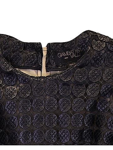 Giambattista Valli Giambattista Valli Lace Print Midi Dress in Black Viscose (view 2)