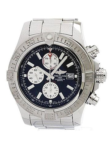 Breitling BREITLING Super Avenger ll Chronograph Steel Mens Watch A13371 Polished (view 1)