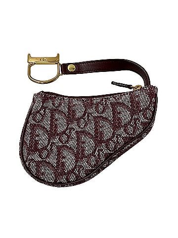 Christian Dior Christian Dior Dior women's wallet, brand name, Trotter pattern, canvas, red, small item case, coin purse. (view 2)