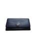 Tory Burch 100% Leather Solid Blue Wallet One size - photo 1
