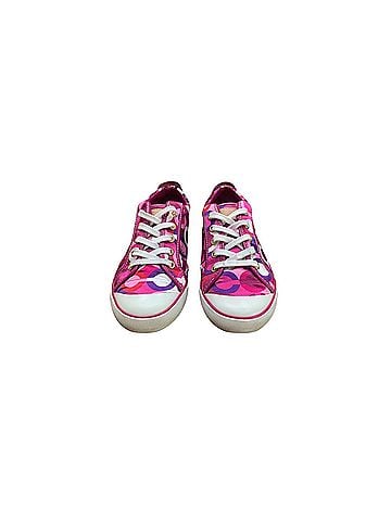 Coach low-top satin leather barrett signature Sneakers (view 2)