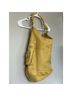 Linea Pelle 100% Leather Solid Yellow Shoulder Bag One size - photo 3
