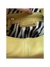 Linea Pelle 100% Leather Solid Yellow Shoulder Bag One size - photo 9