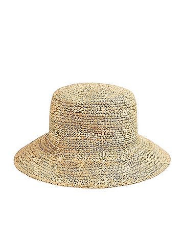 J.Crew Wide-brim raffia bucket hat Sun Hat (view 1)