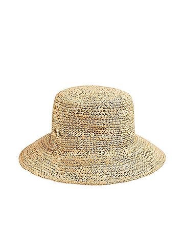 J.Crew Wide-brim raffia bucket hat Sun Hat (view 2)