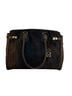 Henri Bendel Animal Print Black Gold Leather Satchel One size - photo 1