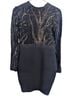 Venus 96% Polyester 4% Spandex 100% Polyester Black Cocktail Dress Size S - photo 1