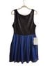 Macy's 100% Polyester 100% Polyester 100% Polyester 100% Polyester Blue Black Cocktail Dress Size XL - photo 1