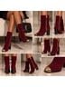 Giuseppe Zanotti 100% Suede Solid Red Gold Boots Size EU 37 - photo 10