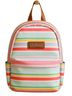 Lily Bloom Stripes Multi Color Backpack One size - photo 1