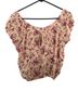 Bella D Floral Pink Blouse Size S - photo 1