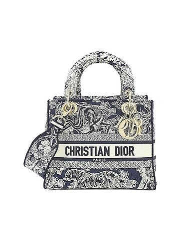 Christian Dior Christian Dior TOILE DE JOUY REVERSE Lady D-Lite Medium Handbag M0565ORGO (view 1)