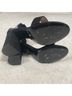 Maje 100% Suede Solid Black Silver Sandals Size 8 1/2 - photo 8
