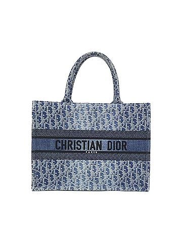 Christian Dior Christian Dior DENIM DIOR OBLIQUE Book Tote Medium M1296ZEGC Handbag (view 1)