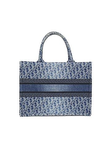 Christian Dior Christian Dior DENIM DIOR OBLIQUE Book Tote Medium M1296ZEGC Handbag (view 2)