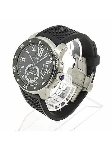Cartier Cartier Calibre de Diver W7100056 Men's Watch, Date, Black, Automatic Movement (view 2)
