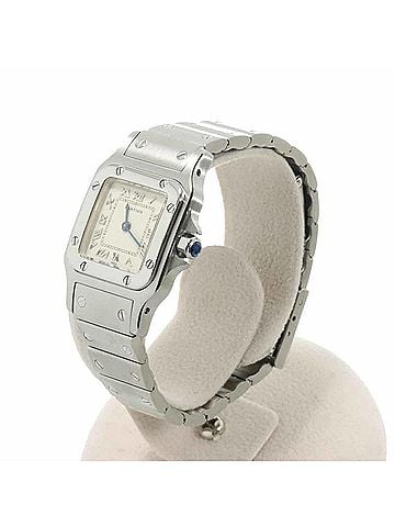 Cartier Cartier Santos Galbee SM W20024D6 Women's Watch, Ivory, Quartz Watch (view 2)