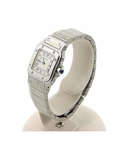 Cartier Cartier Santos Galbee SM W20017D6 Women's Watch, Ivory, Quartz Watch (view 2)