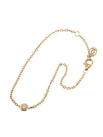 Cartier Cartier Damour Diamond Bracelet MM 18cm 18K PG 750 Diamants Légers (view 2)