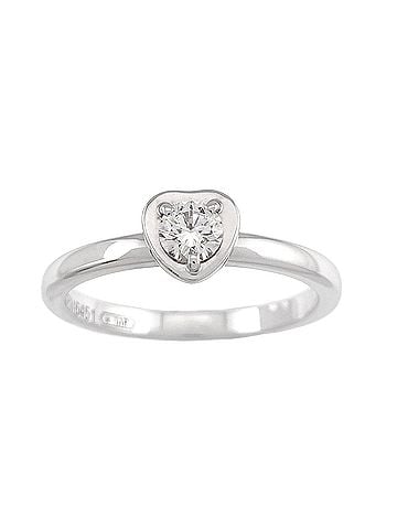 Cartier Cartier Damour Heart #47 Diamond Ring, 18K White Gold (750), Diamants Légers (view 2)