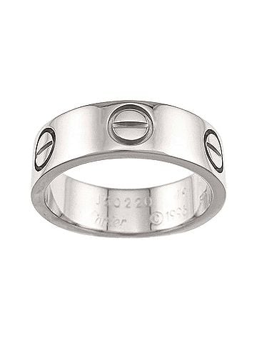 Cartier Cartier Love Ring #49, 18K WG (White Gold 750) (view 2)