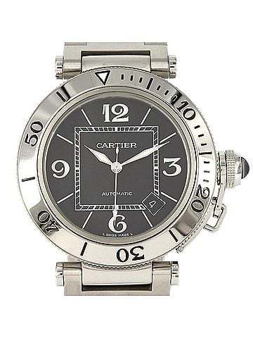 Cartier Cartier Pasha Seatimer W31077M7 Stainless Steel Automatic Watch (view 1)