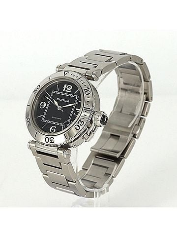 Cartier Cartier Pasha Seatimer W31077M7 Stainless Steel Automatic Watch (view 2)