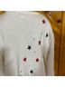 Quacker Factory Stars White Red Blue Casual Sweaters Size L - photo 7