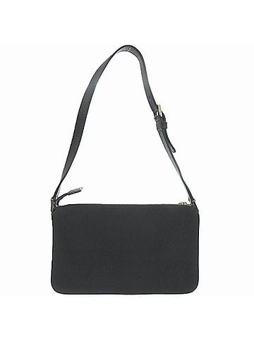 Bvlgari BVLGARI Logomania Canvas Leather Black Shoulder Bag One-Shoulder 0358 (view 2)