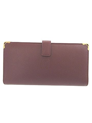 Cartier Cartier Must de L3001760 Leather Bordeaux Bi-fold Long Wallet 0544 (view 1)