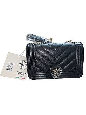 Valentino Orlandi Chevron Crossbody Shoulder Bag (view 1)