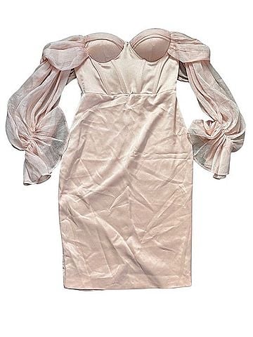 Miss Circle Satin Corset Midi Dress Casual Dress (view 2)