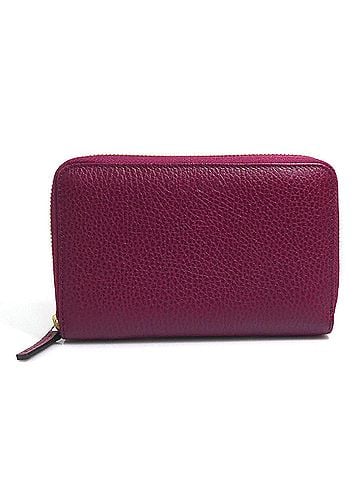 Gucci Gucci GUCCI Bi-fold Wallet Leather Wine Red Women's 420113 r11249i (view 1)