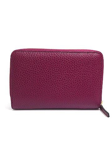 Gucci Gucci GUCCI Bi-fold Wallet Leather Wine Red Women's 420113 r11249i (view 2)