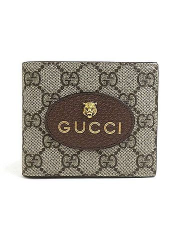 Gucci Gucci Neo Vintage GG Supreme Canvas Wallet, Brown, Men's, 473954 r11246j (view 1)