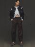 DL1961 Stripes Brown Blue Casual Pants Size 29 waist - photo 3