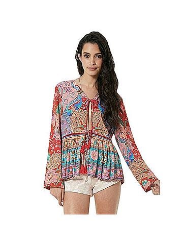 Spell Long Sleeve Blouse (view 1)