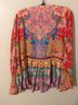 Spell Floral Multi Color Long Sleeve Blouse Size M - photo 6