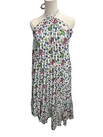 MSGM Floral Fruit Print Halter Dress Casual Dress (view 1)