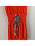 Ramy Brook 100% Polyester 100% Silk Orange Casual Dress Size S - photo 8