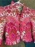 Love The Label 100% Cotton Floral Multi Color Jacket Size S - photo 5