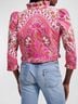 Love The Label 100% Cotton Floral Multi Color Jacket Size S - photo 12