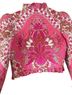 Love The Label 100% Cotton Floral Multi Color Jacket Size S - photo 2