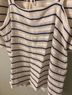 Hatch Stripes White Blue Romper Size L - photo 5