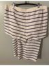Hatch Stripes White Blue Romper Size L - photo 8