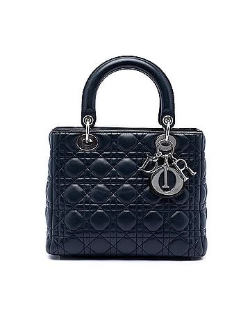 Dior Medium Lambskin Cannage Lady Dior (view 1)